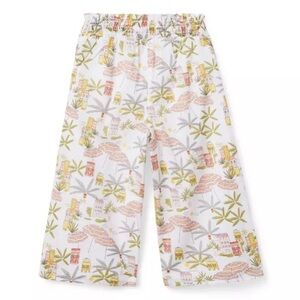 Janie and Jack The Destination Wide Leg Pant Size 2T Girl’s Vacation Tropical